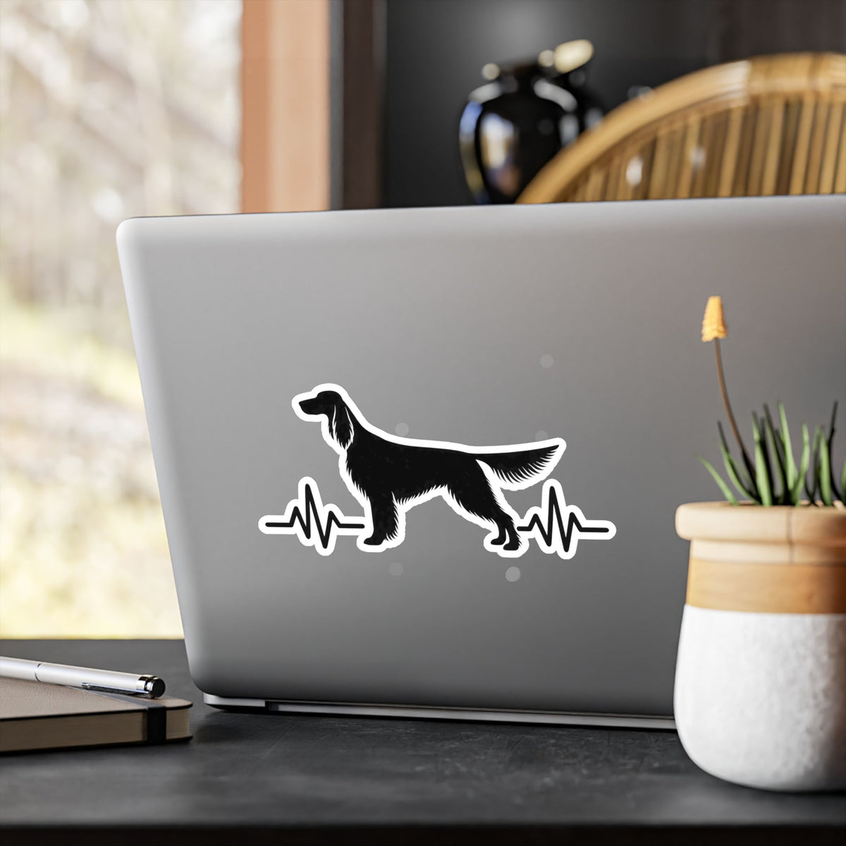 My Heart Beats For English Setters Vinyl Decal