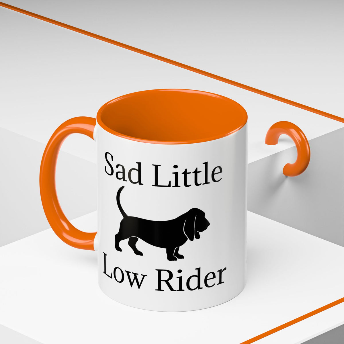Sad Little Low Rider 2-Tone Coffee Mug