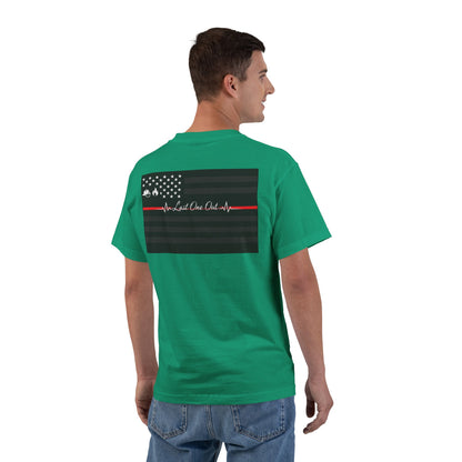 Thin Red Line Men's Short-Sleeve Crewneck Tee