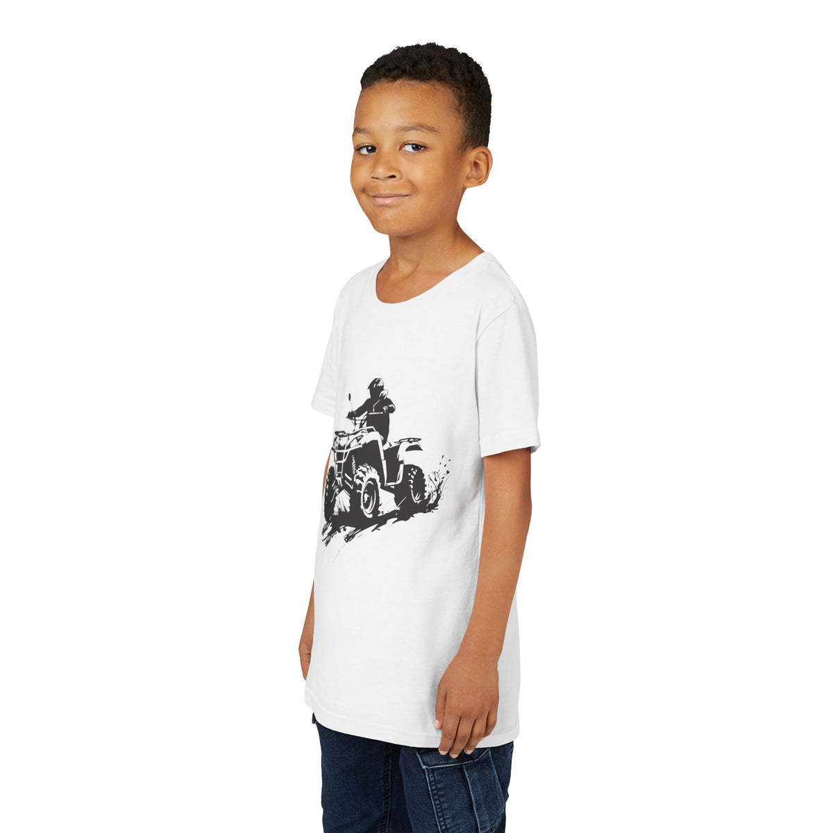Slingin' Mud Quad Youth Unisex Short Sleeve Crewneck Tee