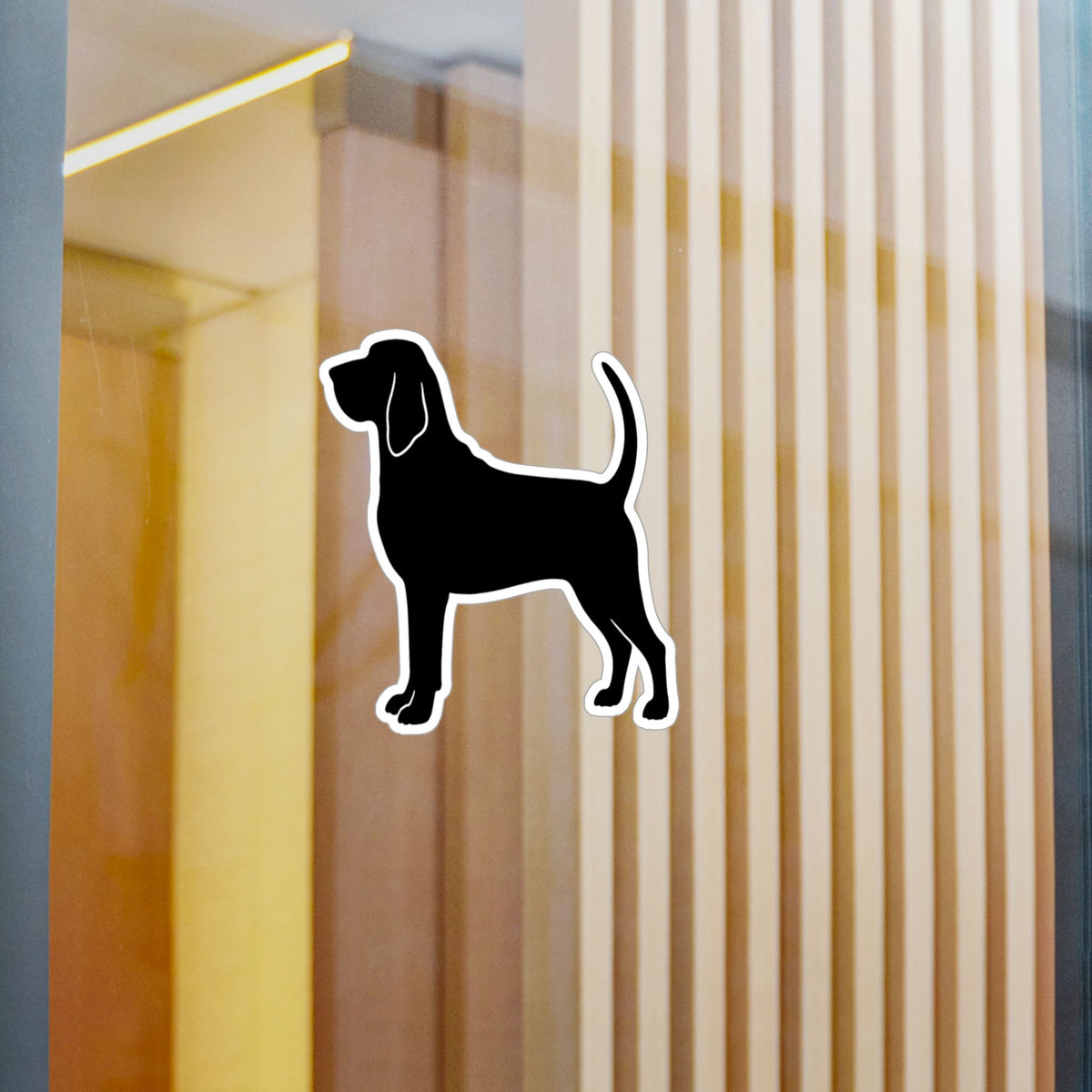 Bloodhound Silhouette Vinyl Decal