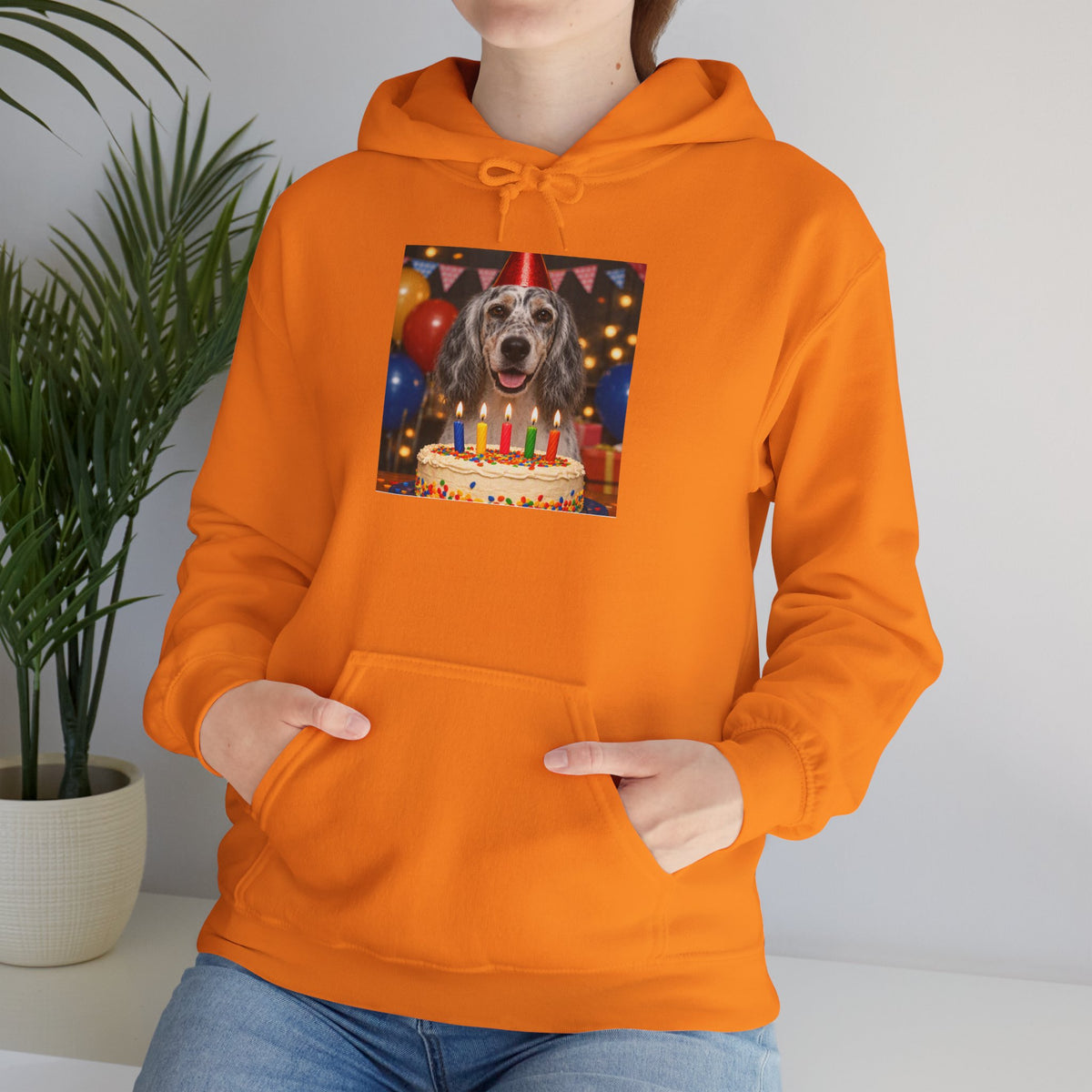 Birthday Buddy English Setter Unisex Hoodie