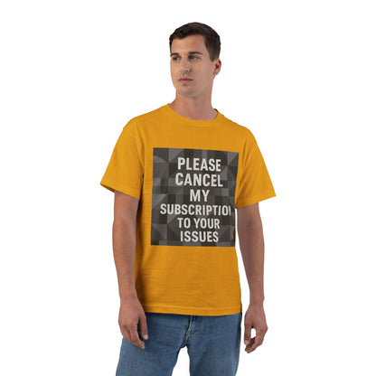 Cancel My Subscription Men's Short-Sleeve Crewneck Tee