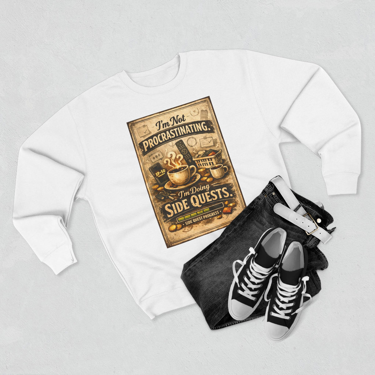 Procrastinating Unisex Crewneck Sweatshirt