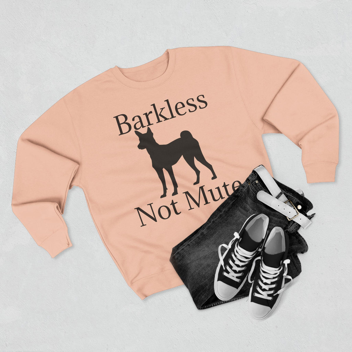 Barkless Not Mute Unisex Crewneck Sweatshirt