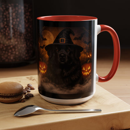 Witch Hat Pack Newfie 2-Tone Coffee Mug