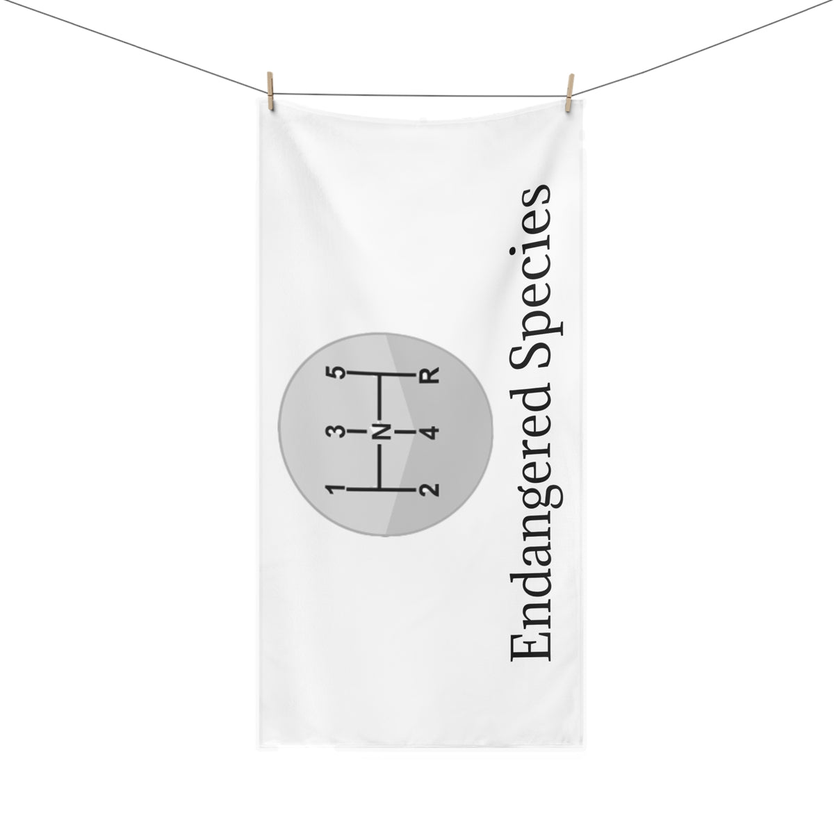 Endangered Species Mink-Cotton  Beach Towel