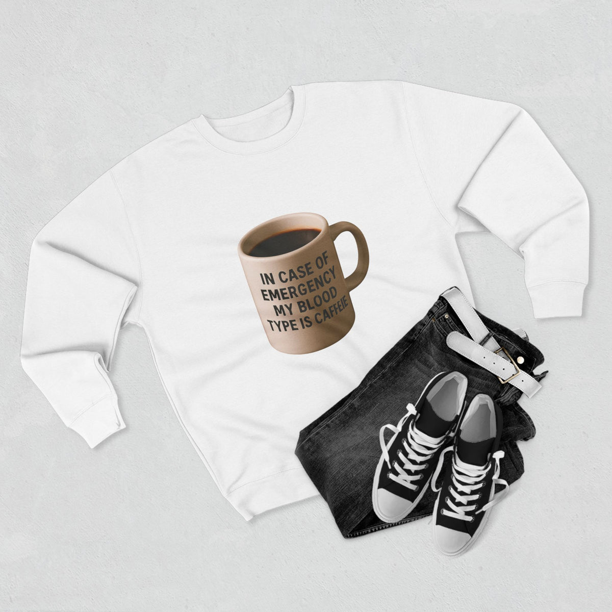 Blood Type Unisex Crewneck Sweatshirt
