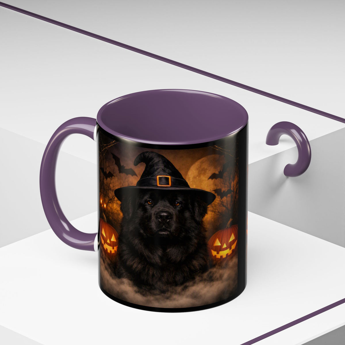 Witch Hat Pack Newfie 2-Tone Coffee Mug