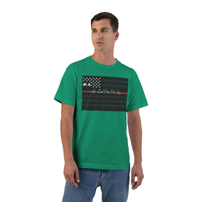 Thin Red Line Men's Short-Sleeve Crewneck Tee