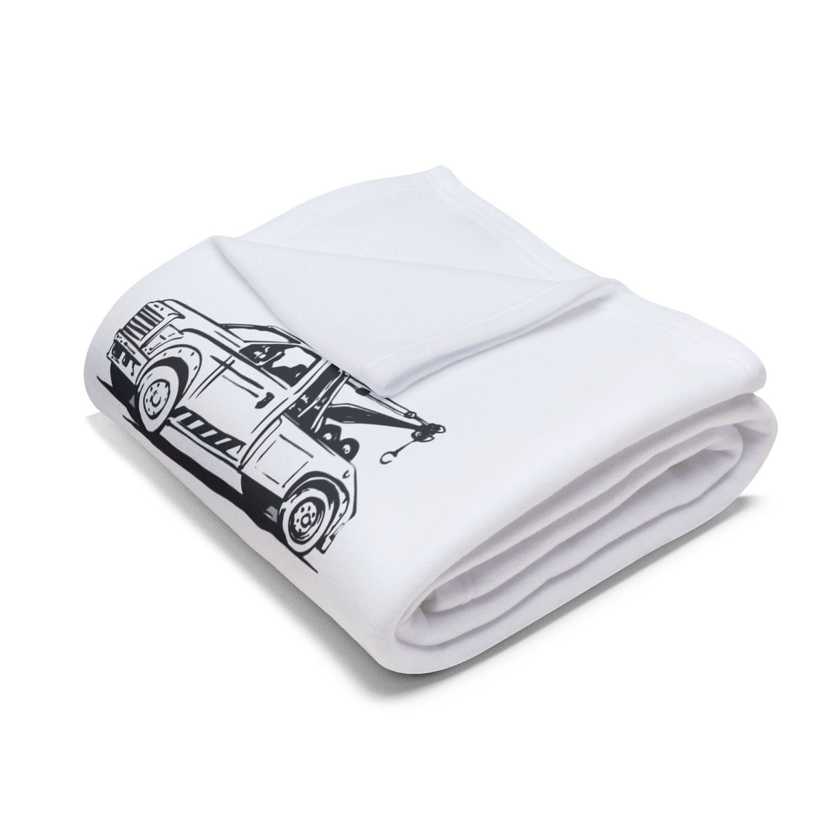 I Can't Fix Stupid Wheel Lift Tow Truck Arctic Fleece Blanket