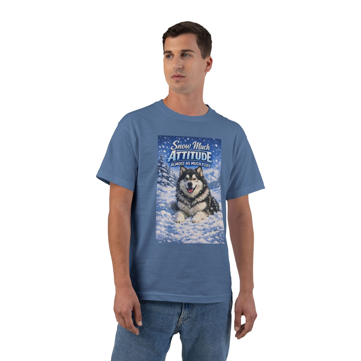Snow Much Attitude Men's Short-Sleeve Crewneck Tee