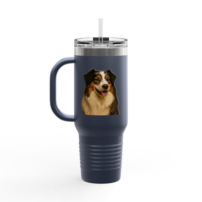Aussie Head  Insulated Travel Mug