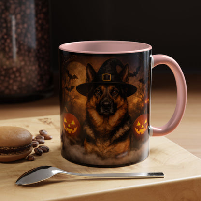 Witch Hat Pack German Shepherd 2-Tone Coffee Mug