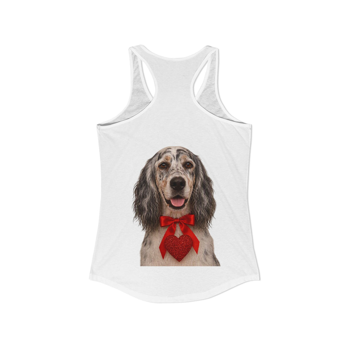 Cupid's Companion English Setter Women's Racerback Tank