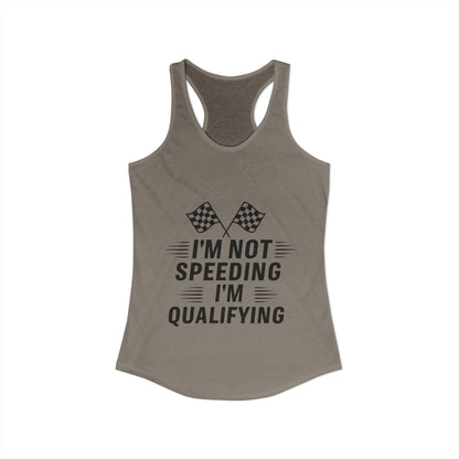I'm Qualifying Women's Racerback Tank