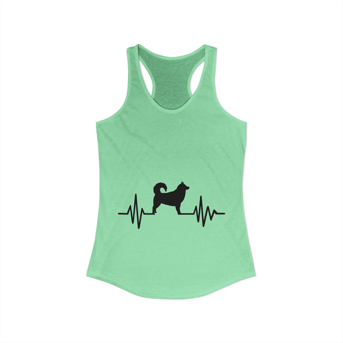 My Heart Beats For Malamutes Women's Racerback Tank