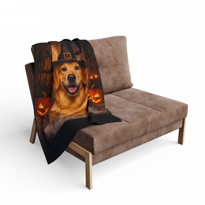 Witch Hat Pack Golden Arctic Fleece Blanket