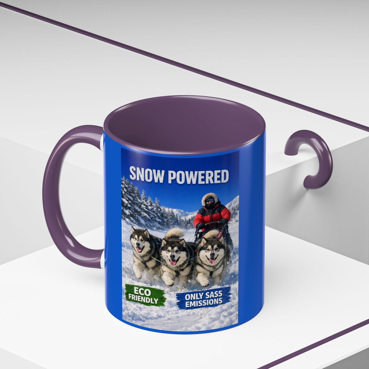 Snow Powered 2-Tone Coffee Mug