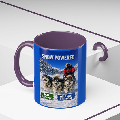Snow Powered 2-Tone Coffee Mug