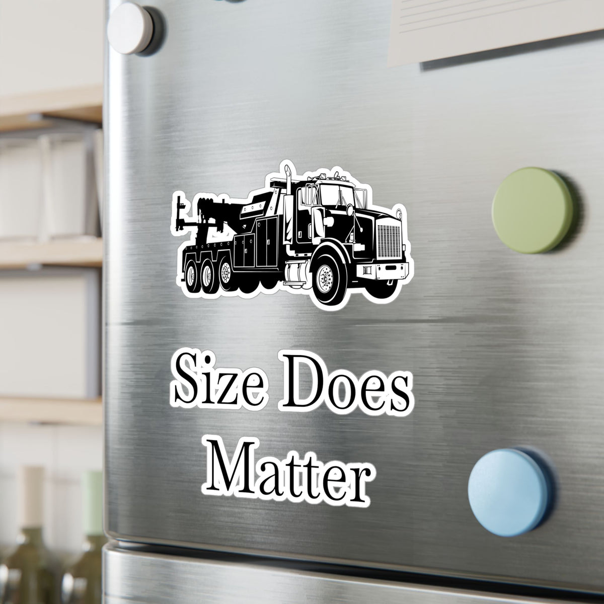 Size Does Matter Vinyl Decal