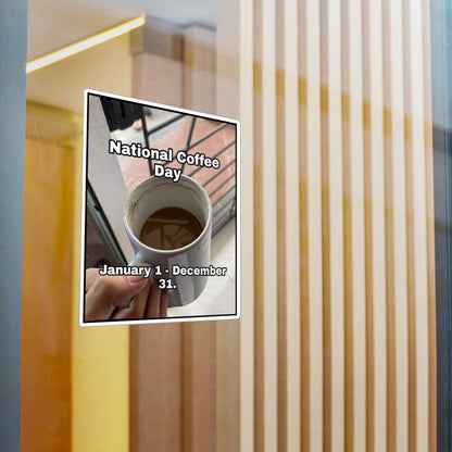 National Coffee Day Vinyl Decal