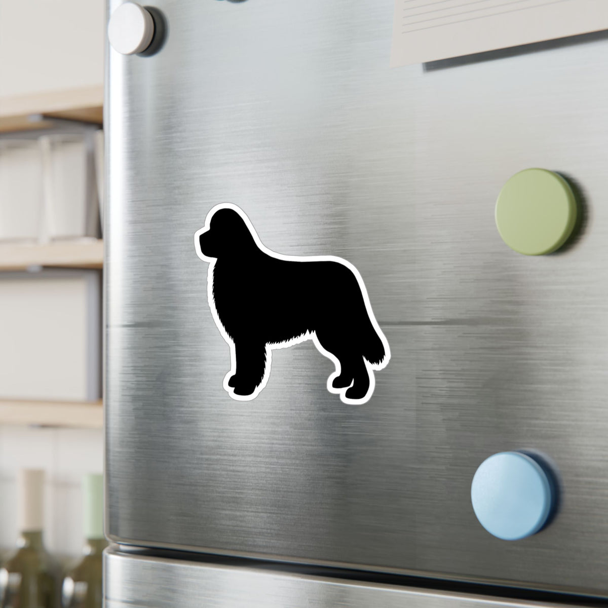 Newfie Silhouette Vinyl Decal