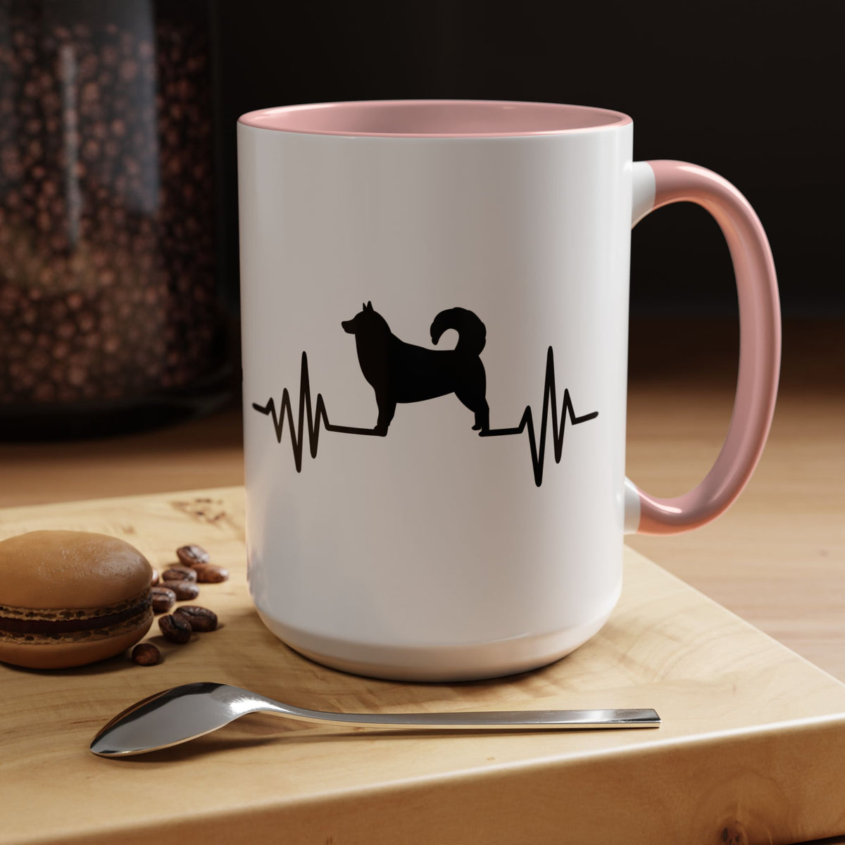 My Heart Beats For Malamutes 2-Tone Coffee Mug