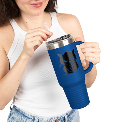 Angry Cat Insulated Travel Mug