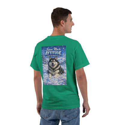 Snow Much Attitude Men's Short-Sleeve Crewneck Tee