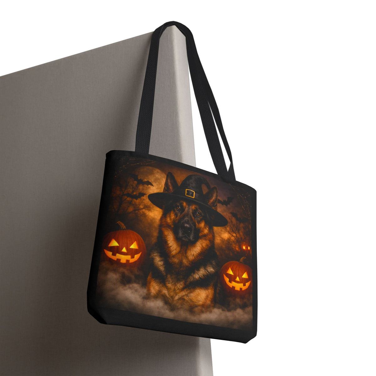 Witch Hat Pack German Shepherd Tote Bag