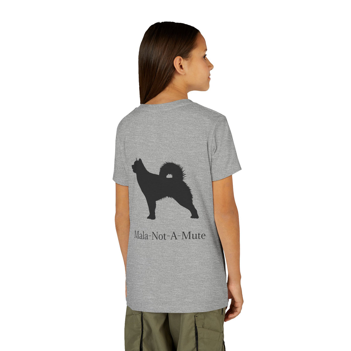 Mala-Not-A-Mute Youth Unisex Short Sleeve Crewneck Tee