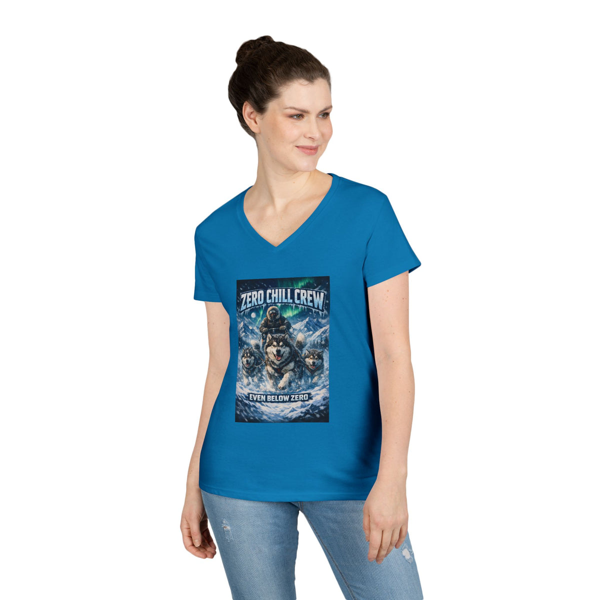 Zero Chill Crew Women's V-Neck Tee