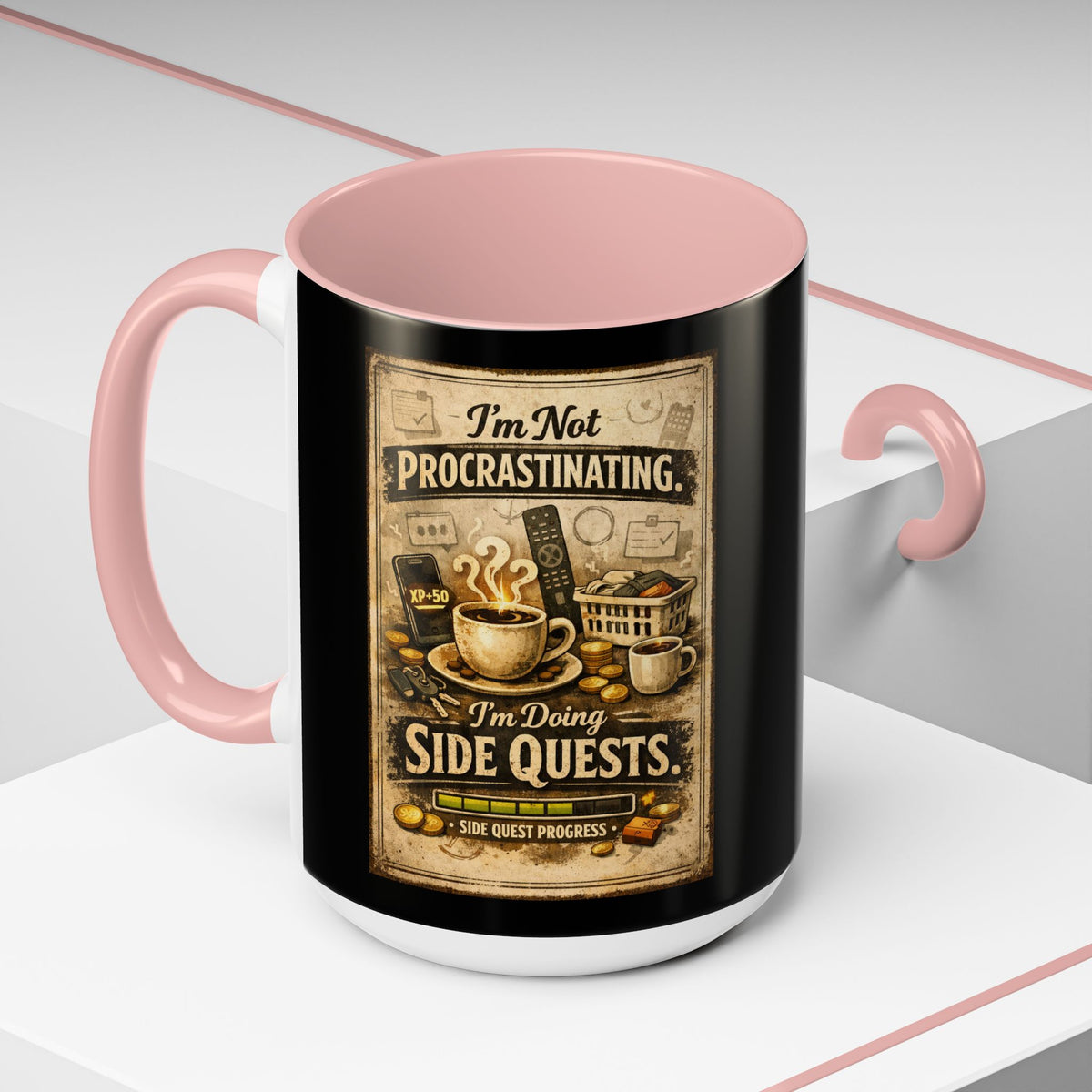 Procrastinating 2-Tone Coffee Mug