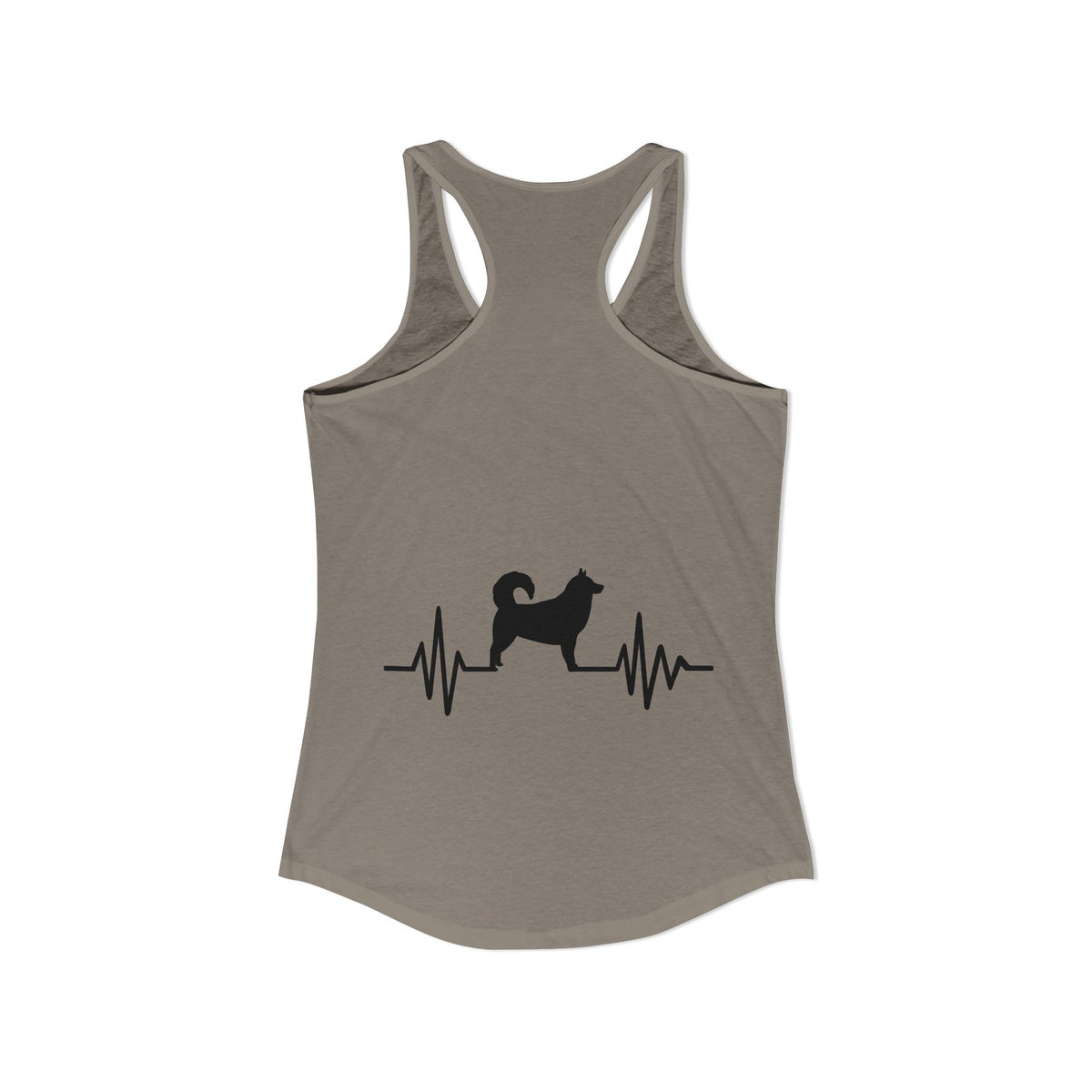 My Heart Beats For Malamutes Women's Racerback Tank