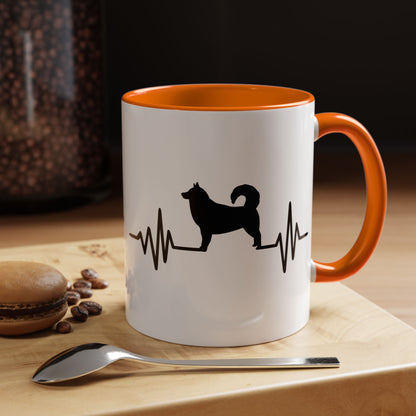 My Heart Beats For Malamutes 2-Tone Coffee Mug