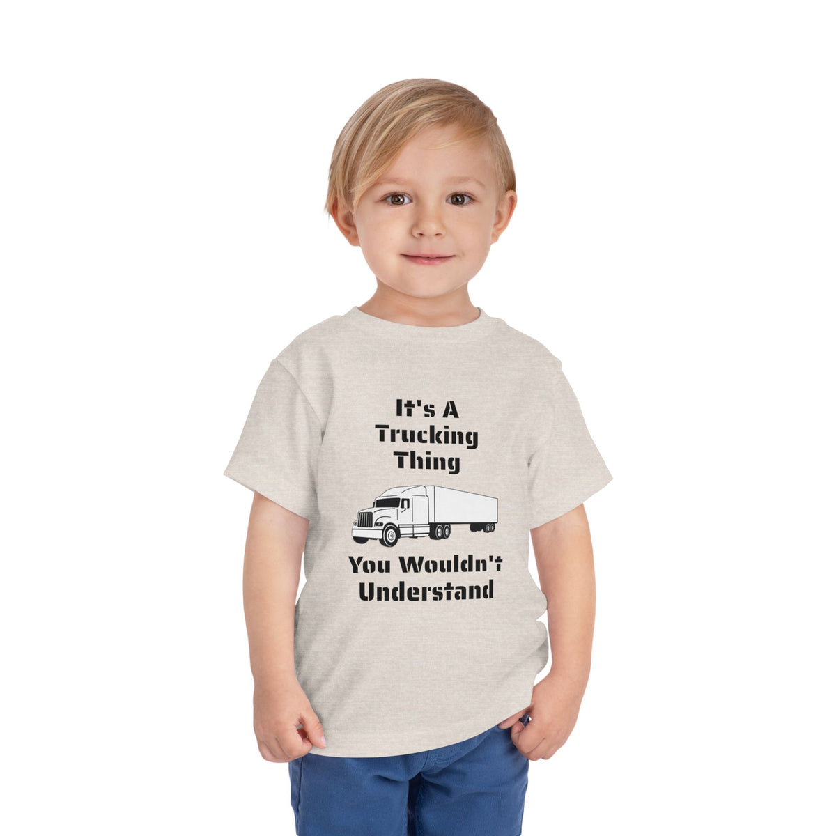 Trucking Thing Toddler Unisex Short Sleeve Crewneck Tee