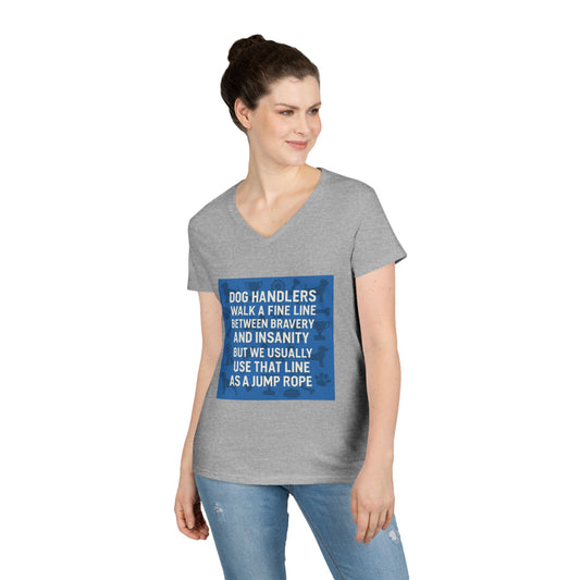 Jump Rope Women's V-Neck Tee