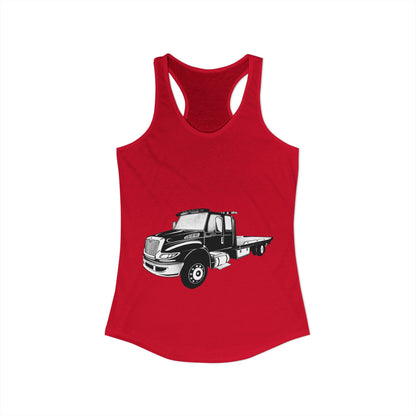 Flatbed Tow Truck Women's Racerback Tank