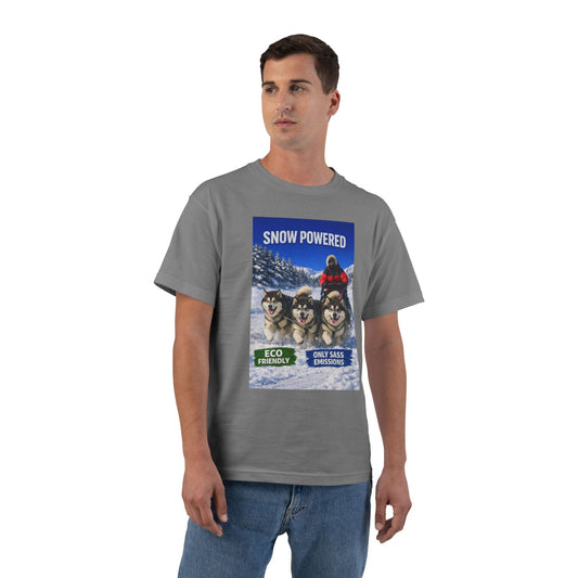 Snow Powered Men's Short-Sleeve Crewneck Tee