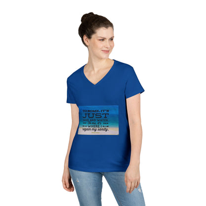 Dr. Beach Women's V-Neck Tee