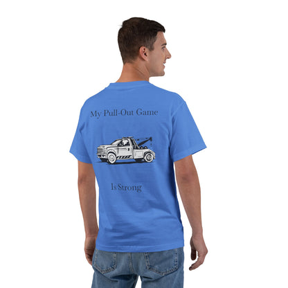 Pull Out Wheel Lift Tow Truck Men's Short-Sleeve Crewneck Tee