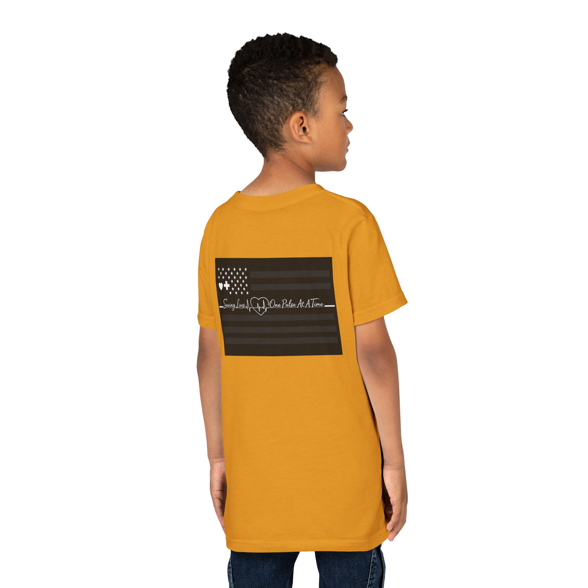 Thin White Line Youth Unisex Short Sleeve Crewneck Tee