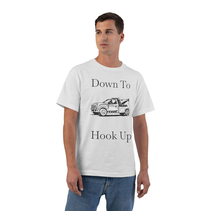 Down To Hook Up Men's Short-Sleeve Crewneck Tee