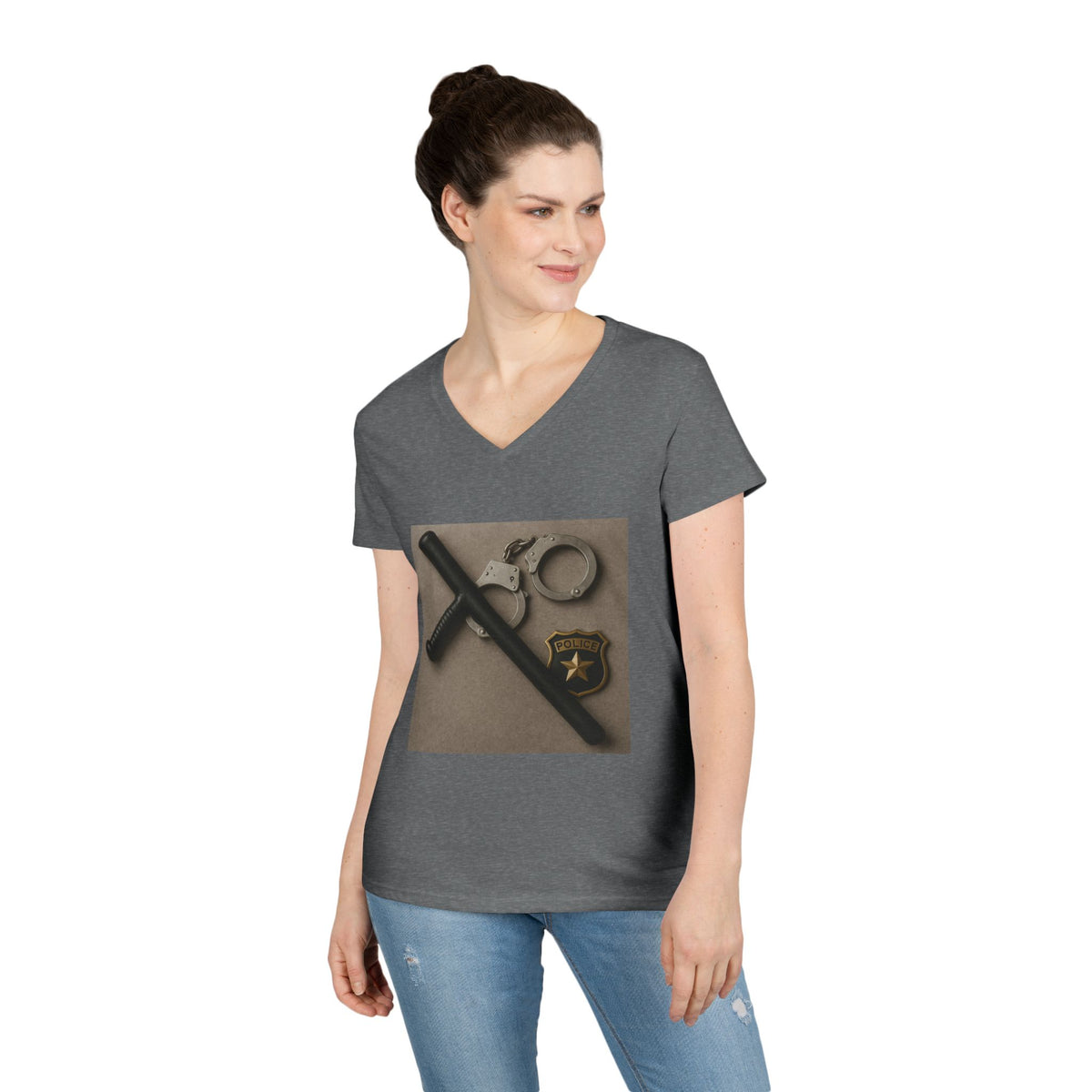 Law Enforcement Appreciation Women's V-Neck Tee
