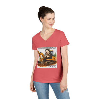 Digmaster 2000 Women's V-Neck Tee